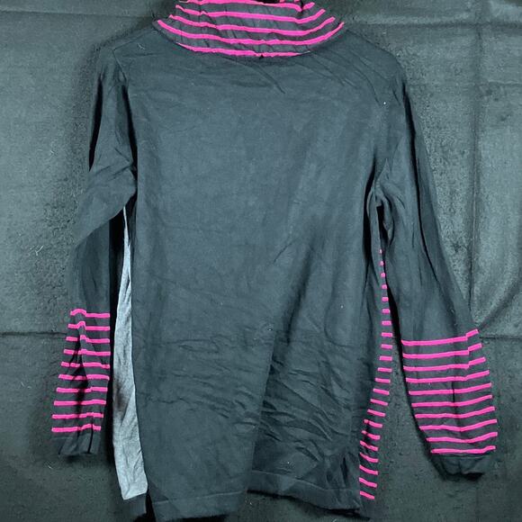 Zenergy by Chicos Womens Sweater Multicolored Cowl Neck Cashmere Blend 2 (L) - Picture 8 of 10